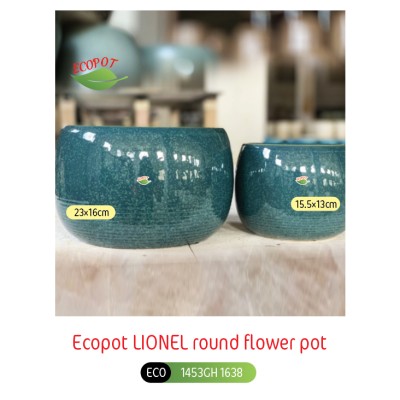 Ecopot LIONEL round flower pot